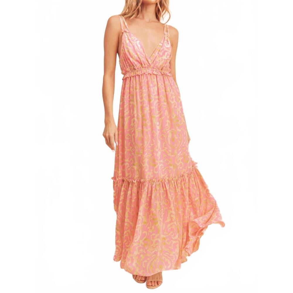 NEW AEMI + CO summer dress in pink